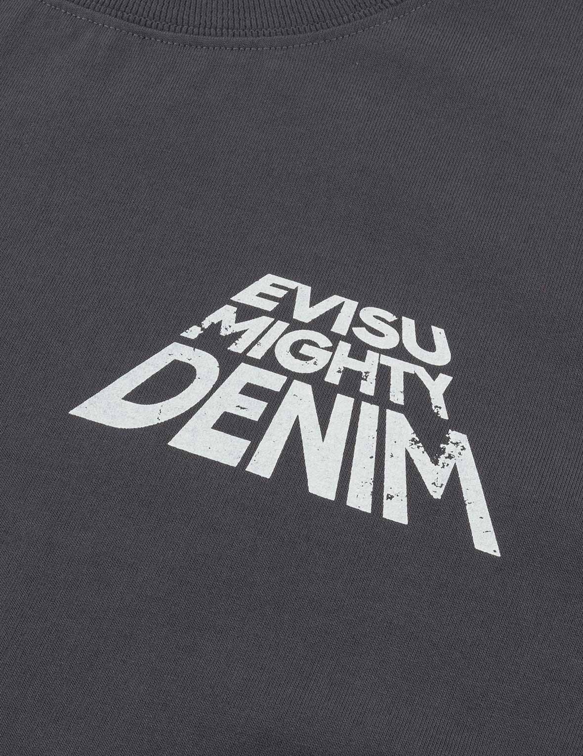 Slogan Print with Godhead Appliqué Embroidery Regular Fit T-Shirt - 6