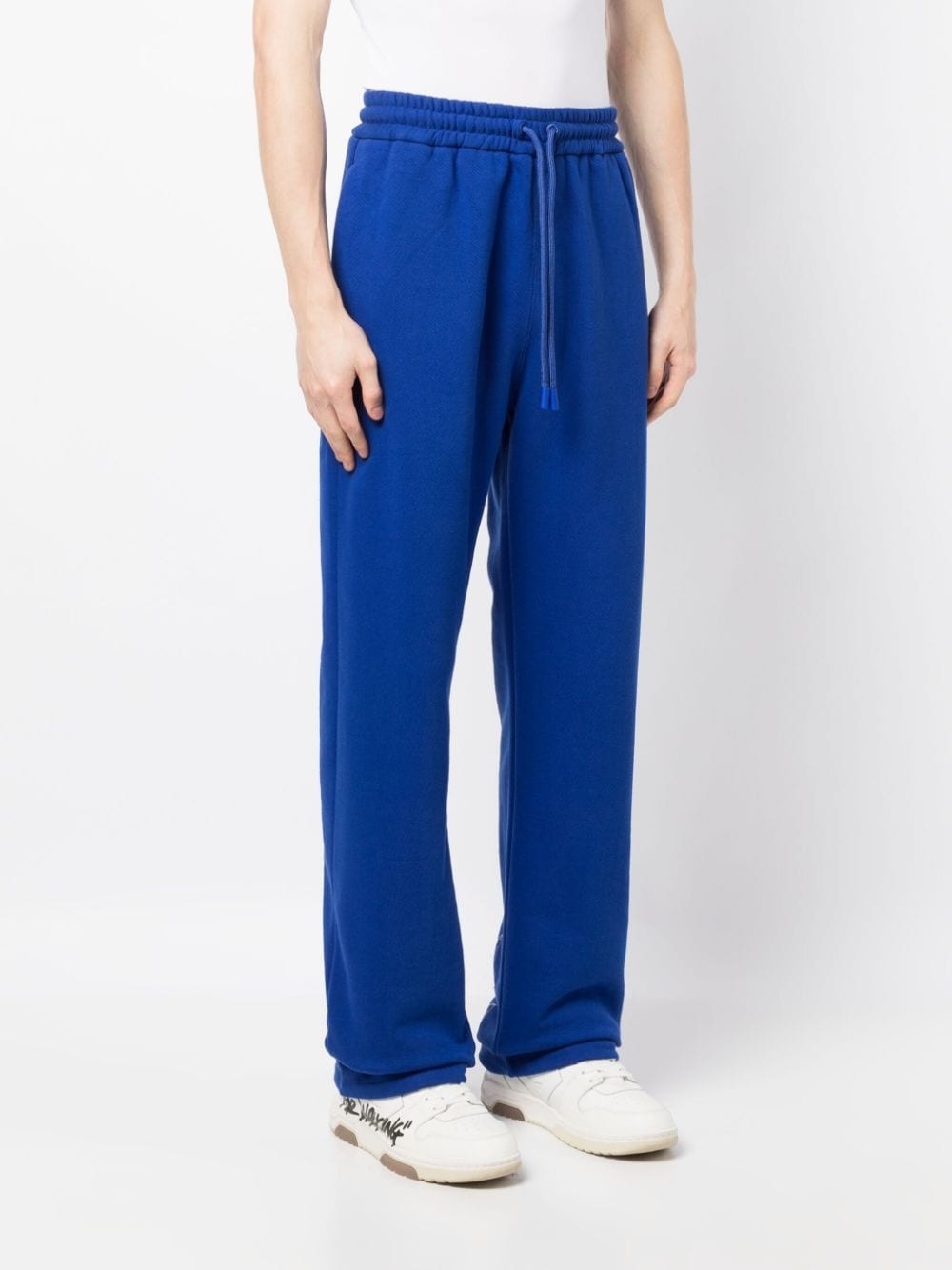 Diag-Stripe embroidered track pants - 3