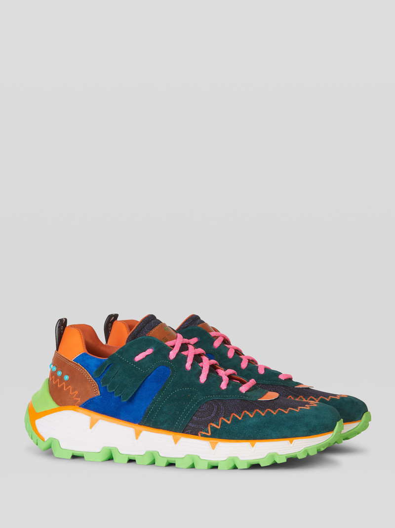 EARTHBEAT MULTICOLOUR SNEAKER WITH PAISLEY PRINT 3