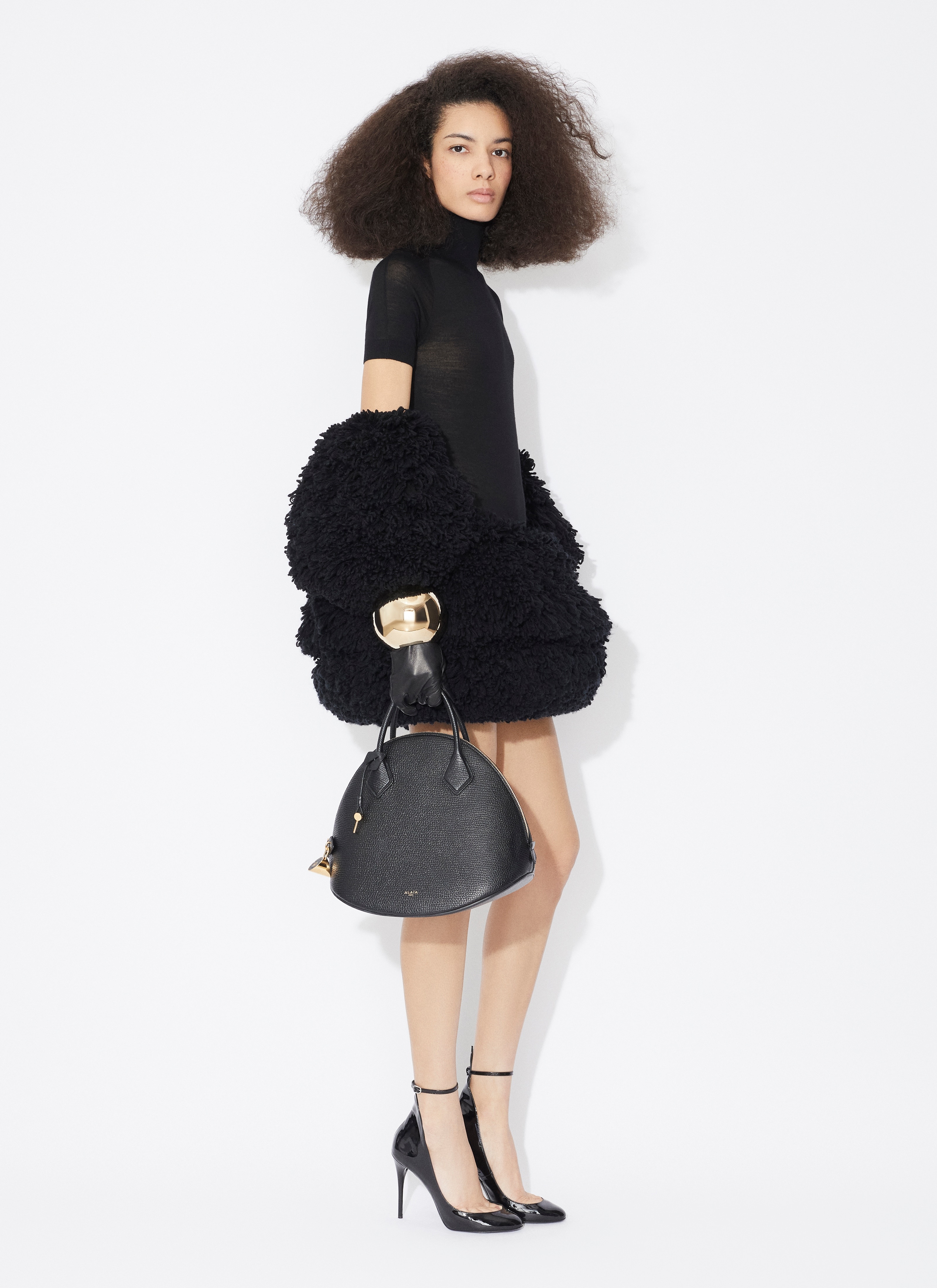 SHORT SLEEVE BODY IN SHEER WOOL KNIT - 5