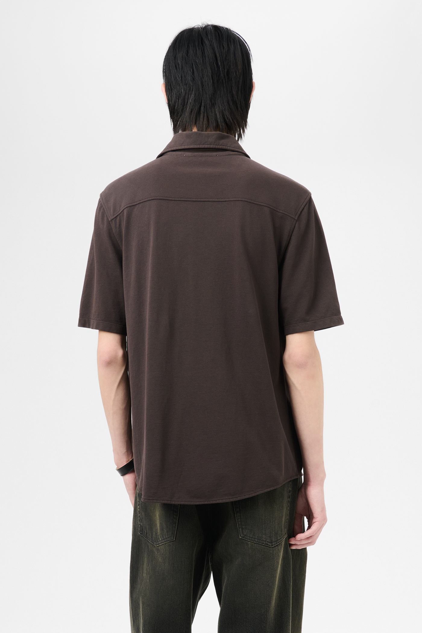 Analog Shirt Deep Brown Super Mall Piquet - 6