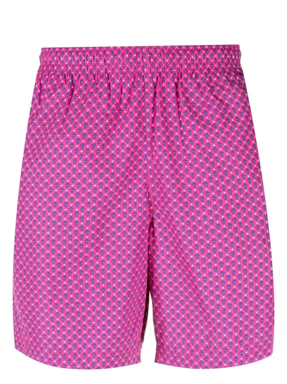 skull-print swim shorts - 1