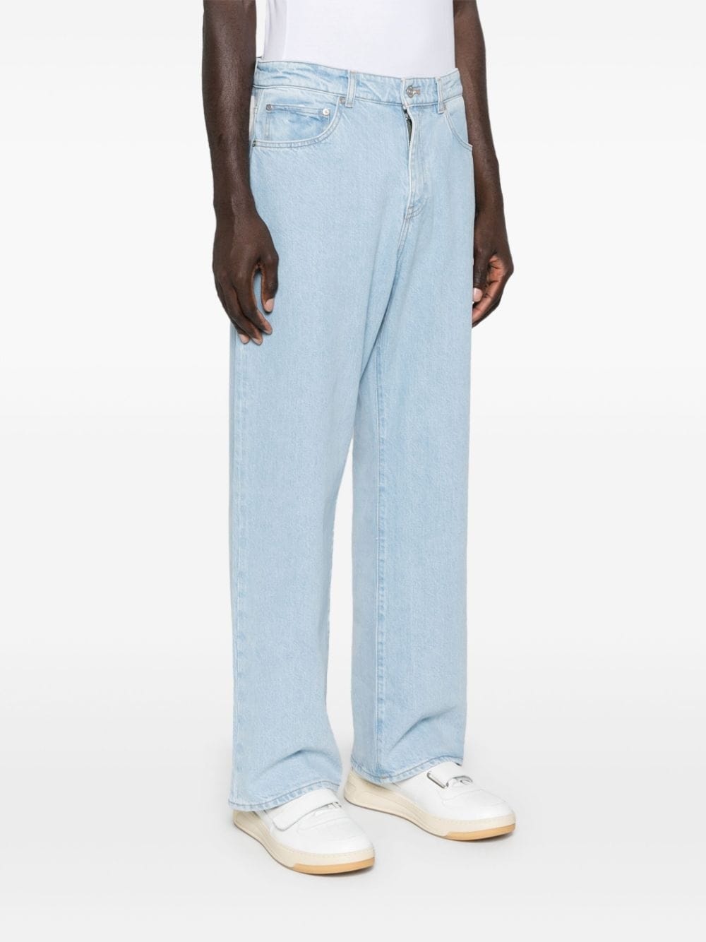 mid-rise straight-leg jeans - 3