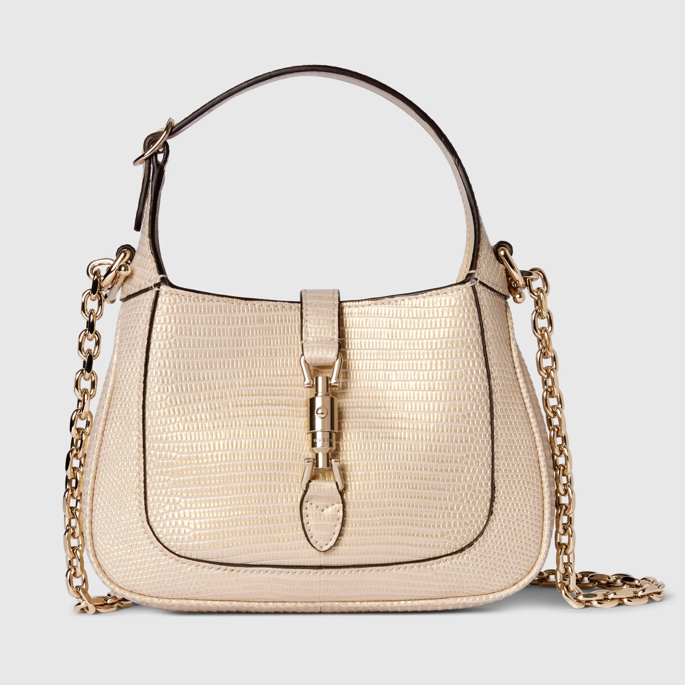 Gucci Jackie 1961 mini lizard bag - 1