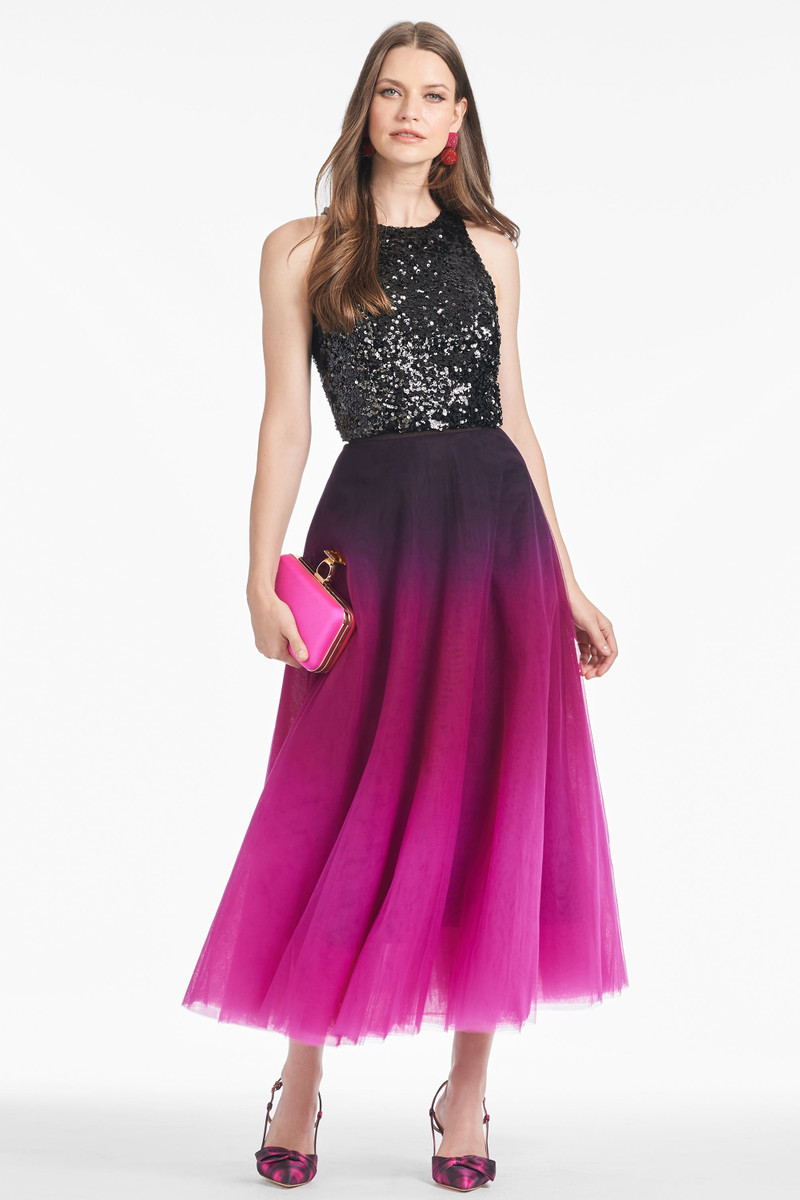 Maxine Skirt - Plum Ombre 1