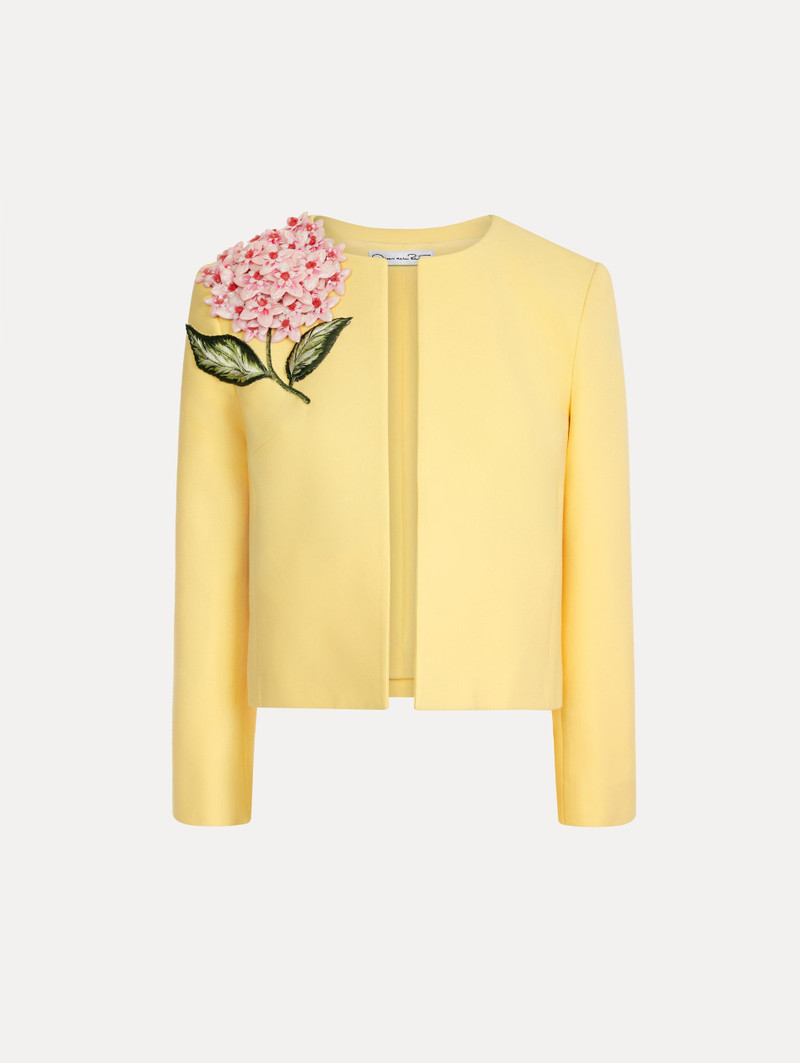 PORCELAIN FLOWER EMBROIDERED JACKET 1