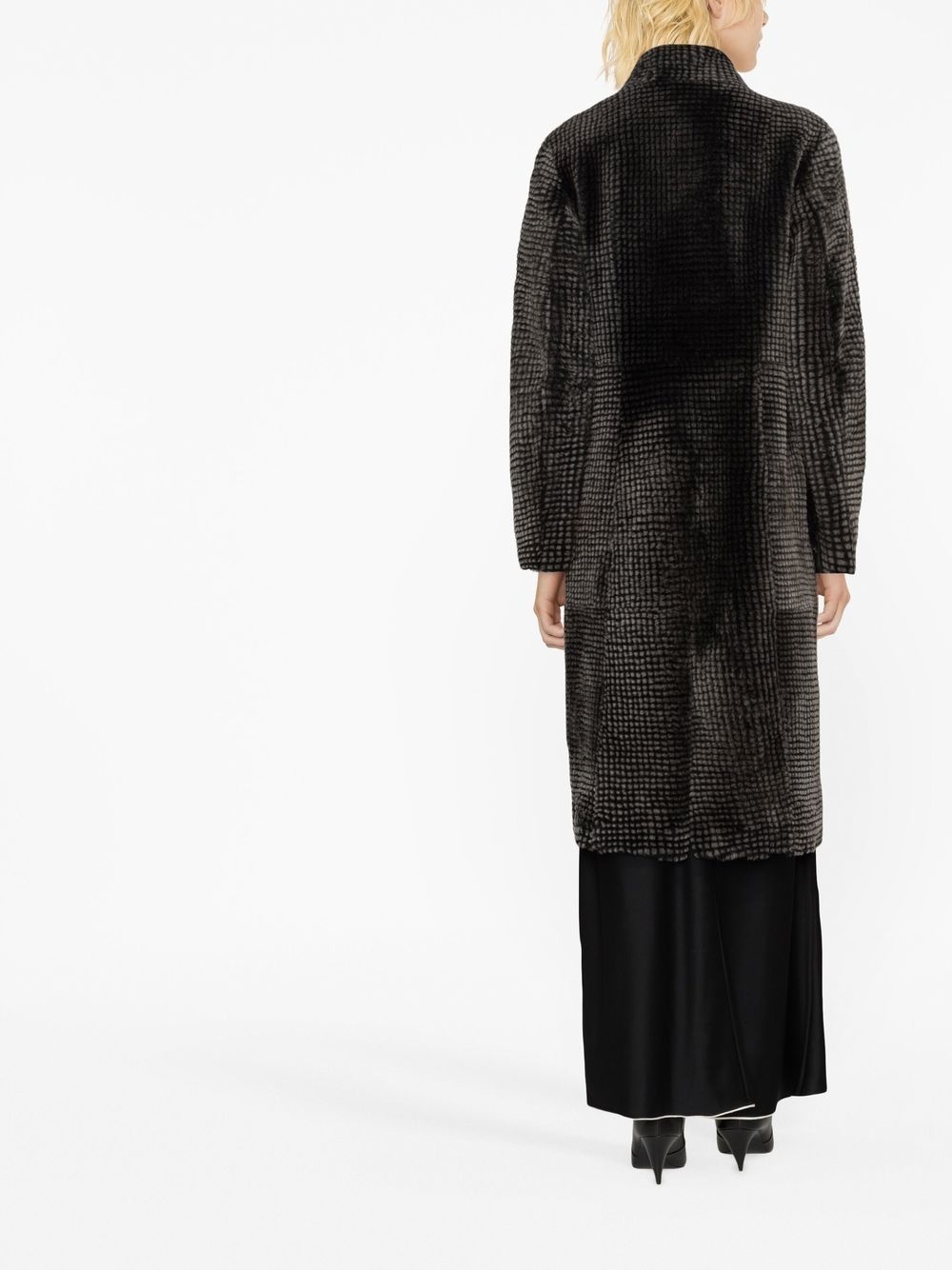 reversible double-breasted coat - 4