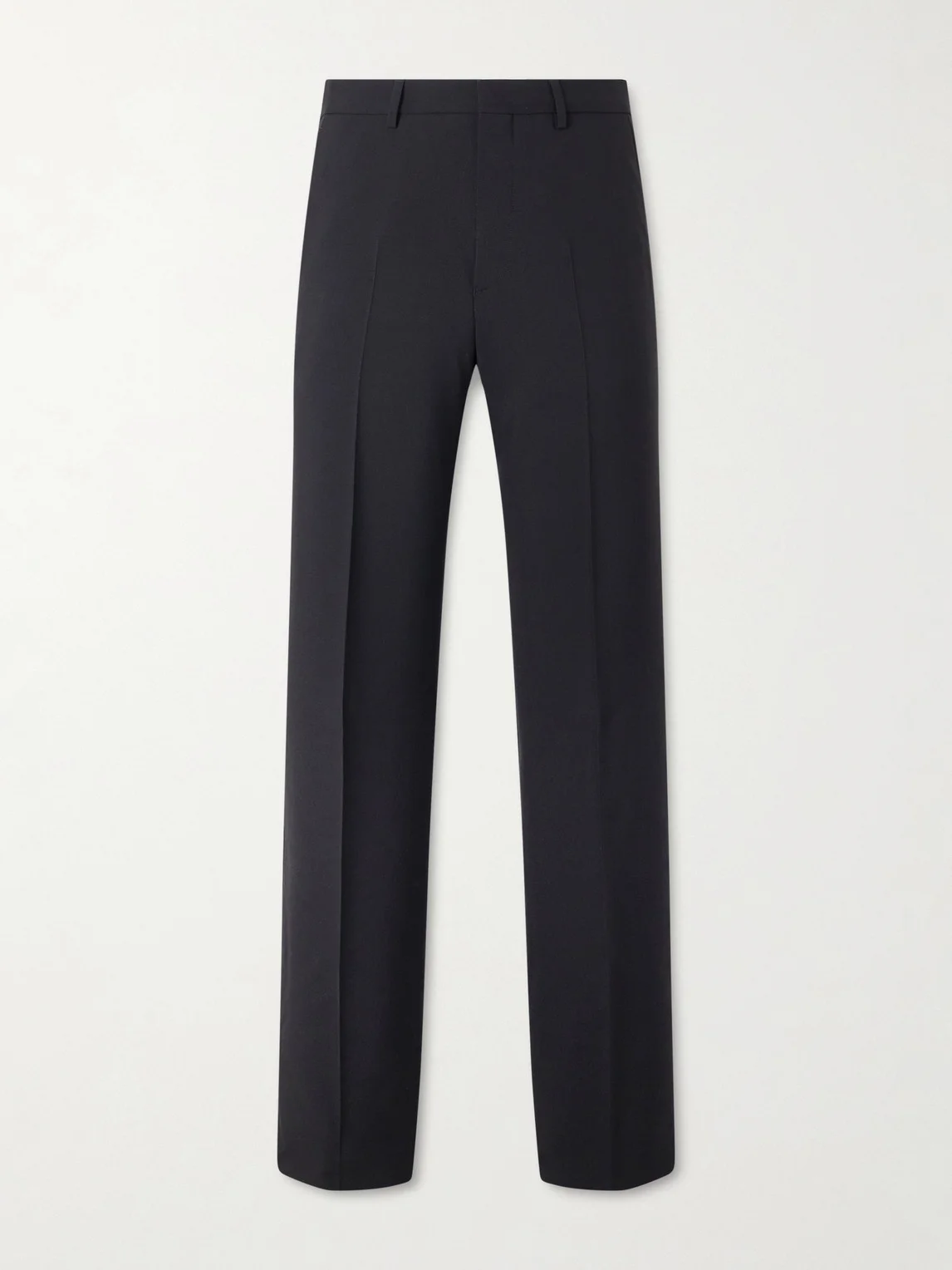 Straight-Leg Wool-Twill Trousers - 1