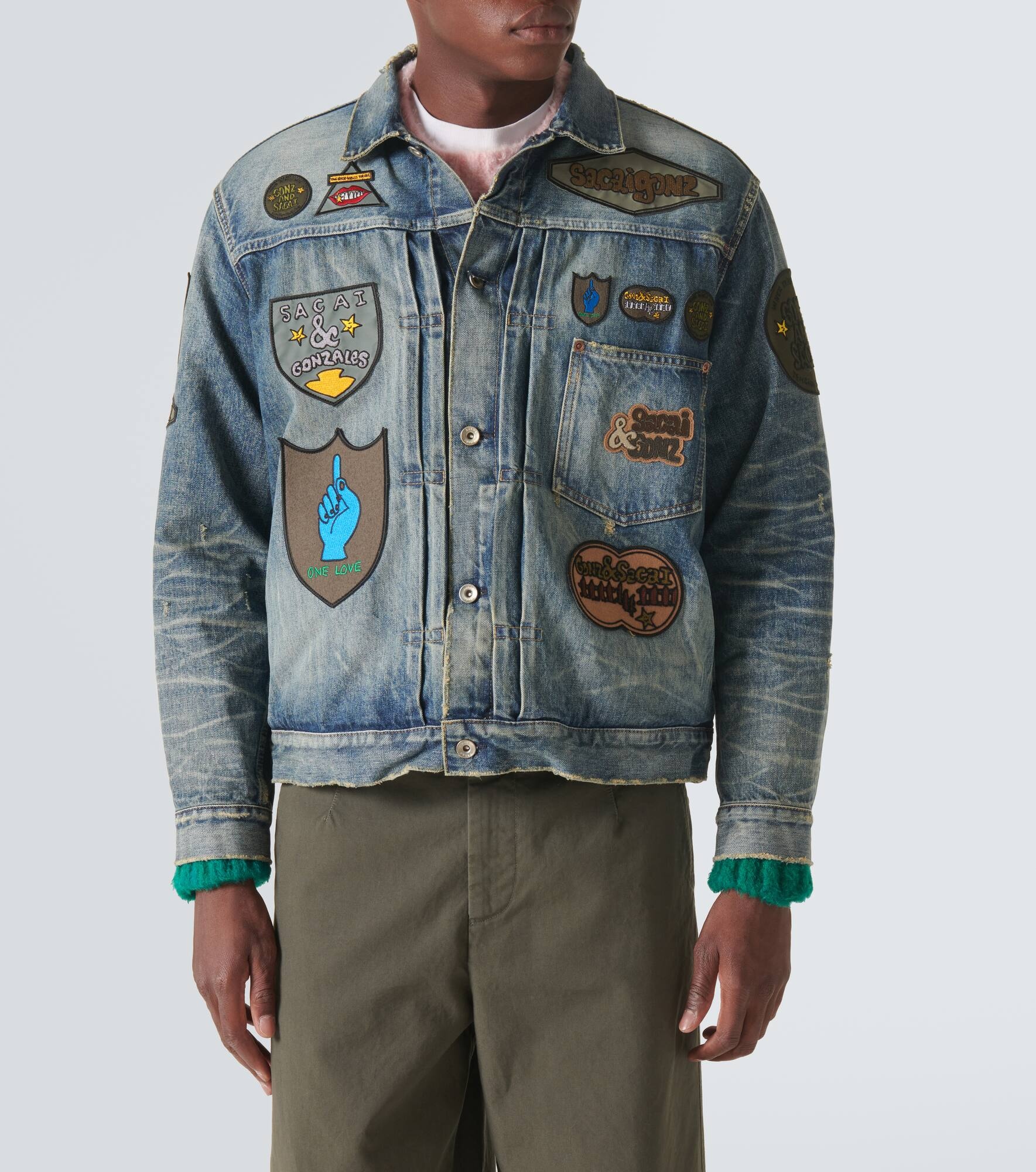 x Mark Gonzales denim jacket - 3