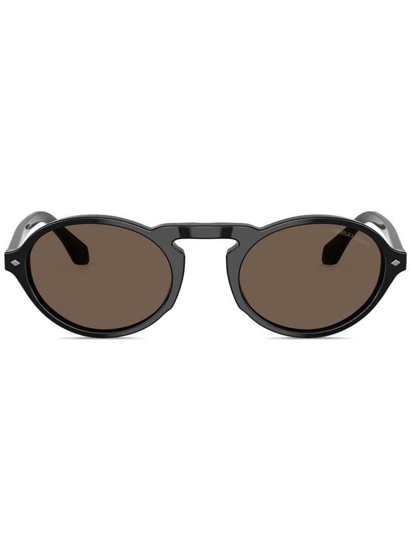 oval-frame sunglasses 1