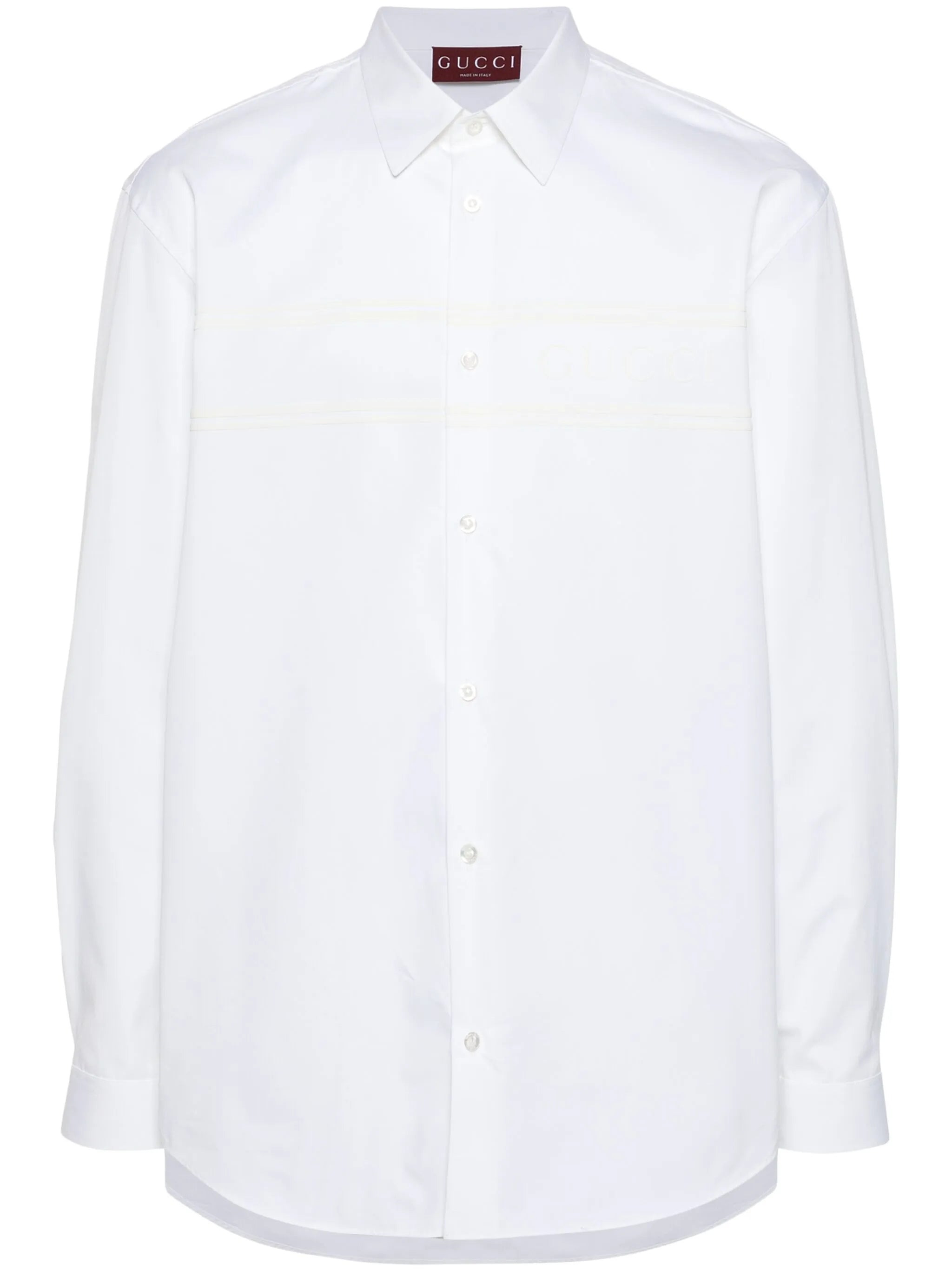 Logo-appliqué Cotton Shirt - 1