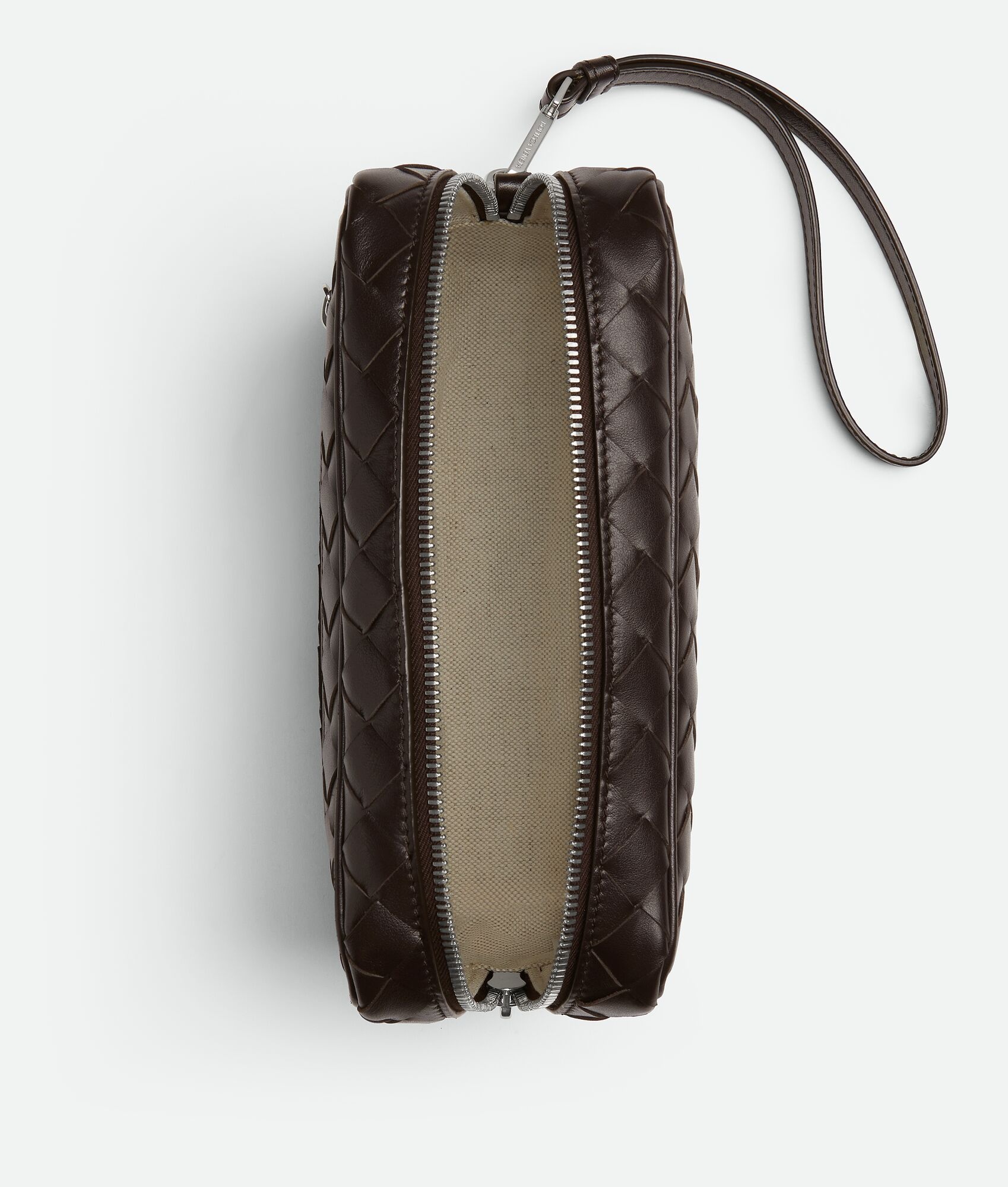 Intrecciato Small Pouch With Wristlet - 3