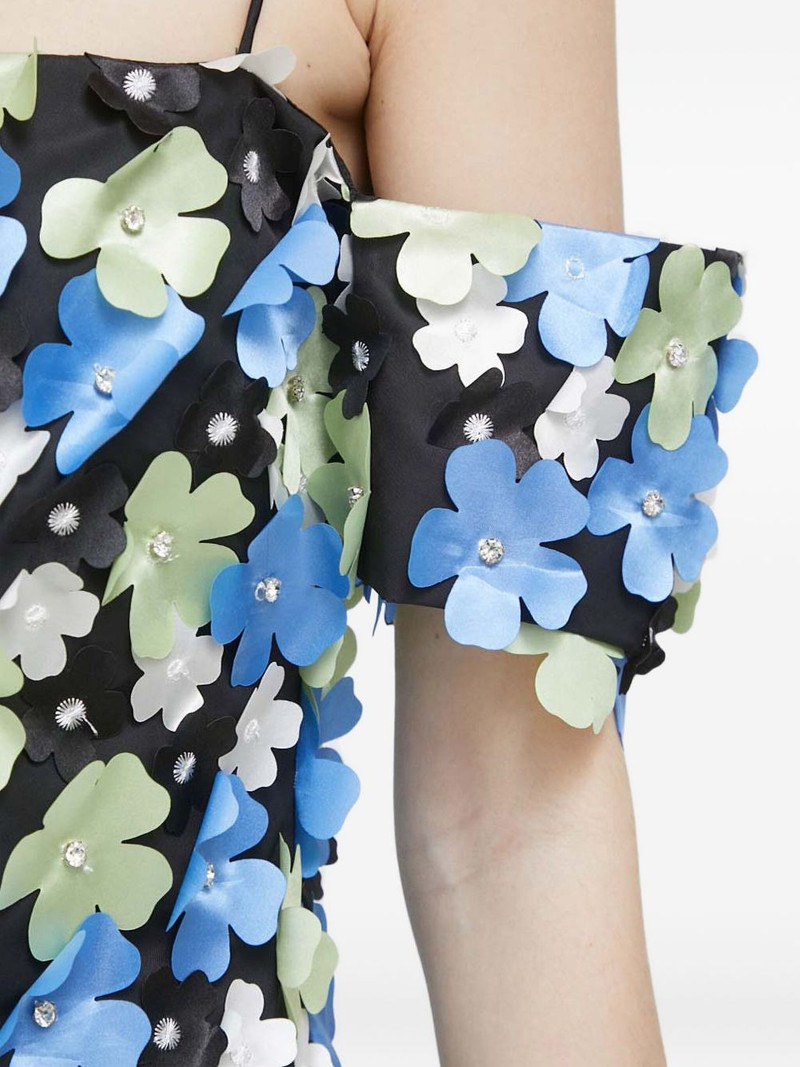 floral-embellished midi dress 5