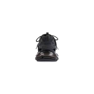 BALENCIAGA Men's Track Clear Sole Sneaker in Black outlook