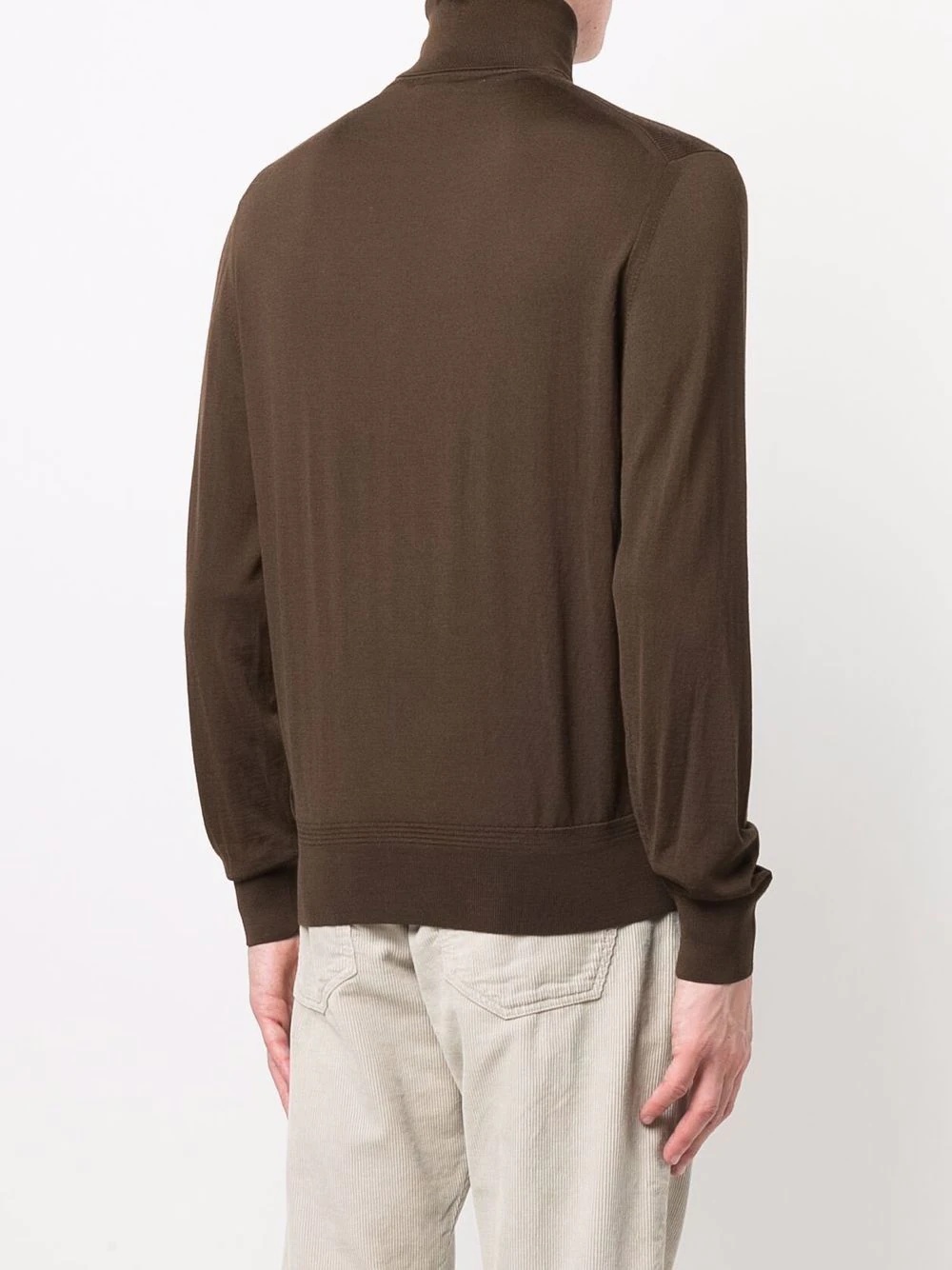 long-sleeve roll-neck top - 4