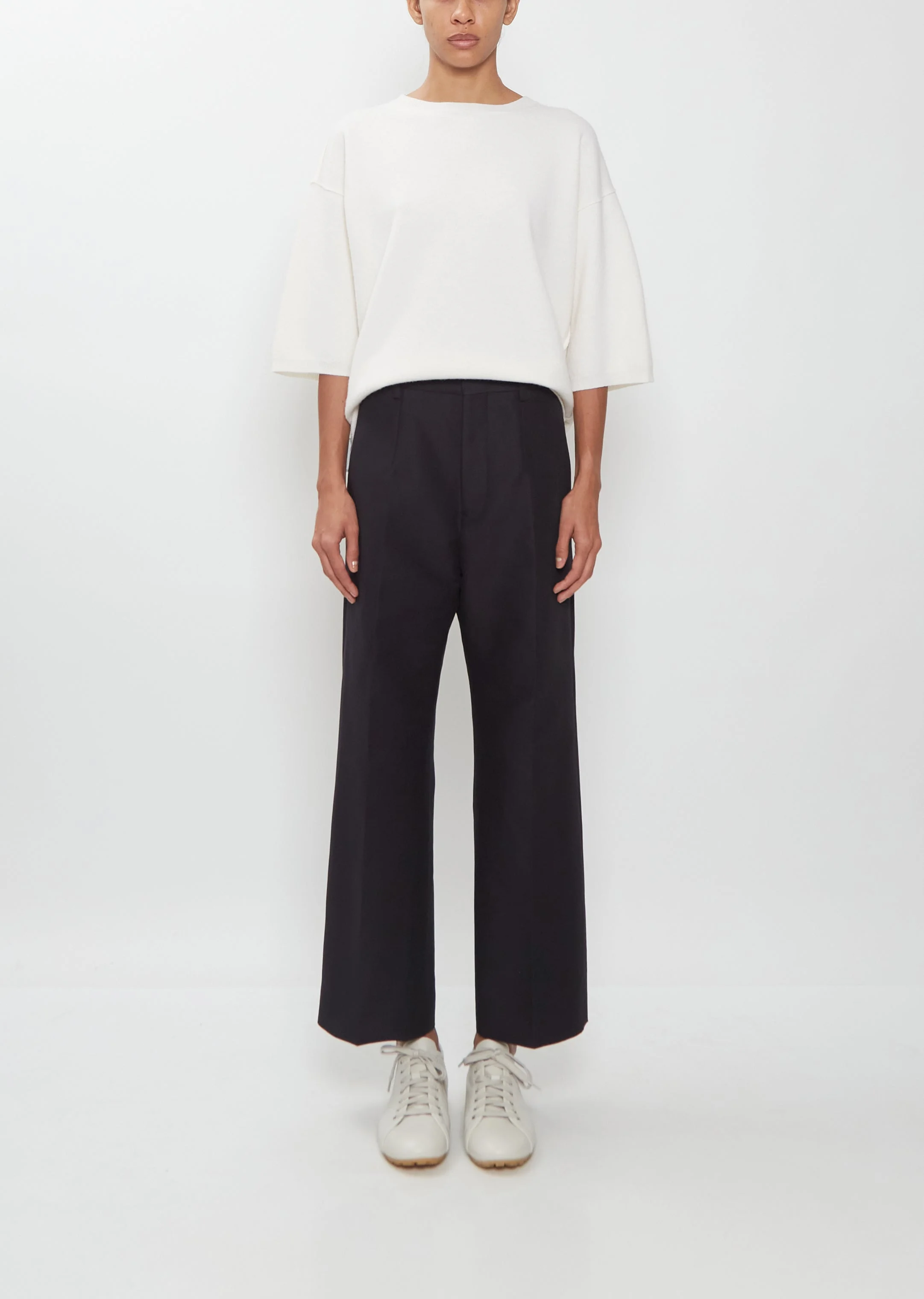 Port Cotton Duchesse Slim Pants - 1