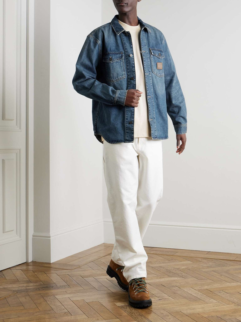 Carhartt Lincoln Logo-Appliquéd Denim Overshirt outlook