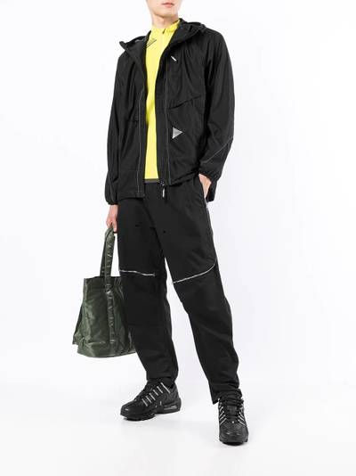 and Wander Raschel hooded ripstop jacket outlook