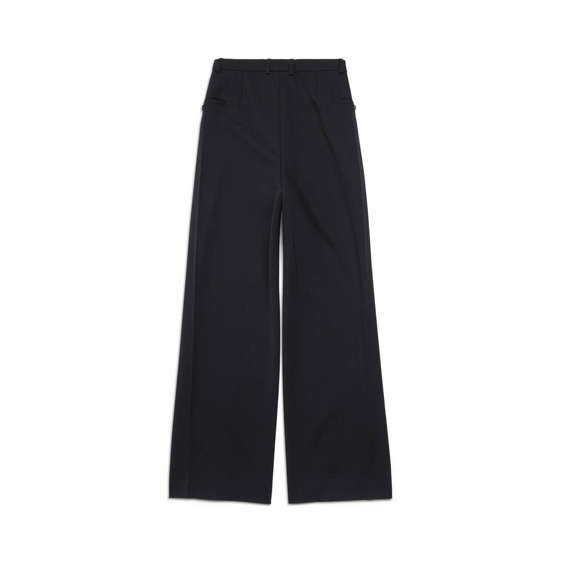 Double Front Pants in Black