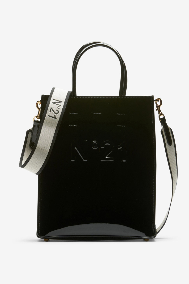 SMALL LOGO-EMBOSSED SHOPPER 1