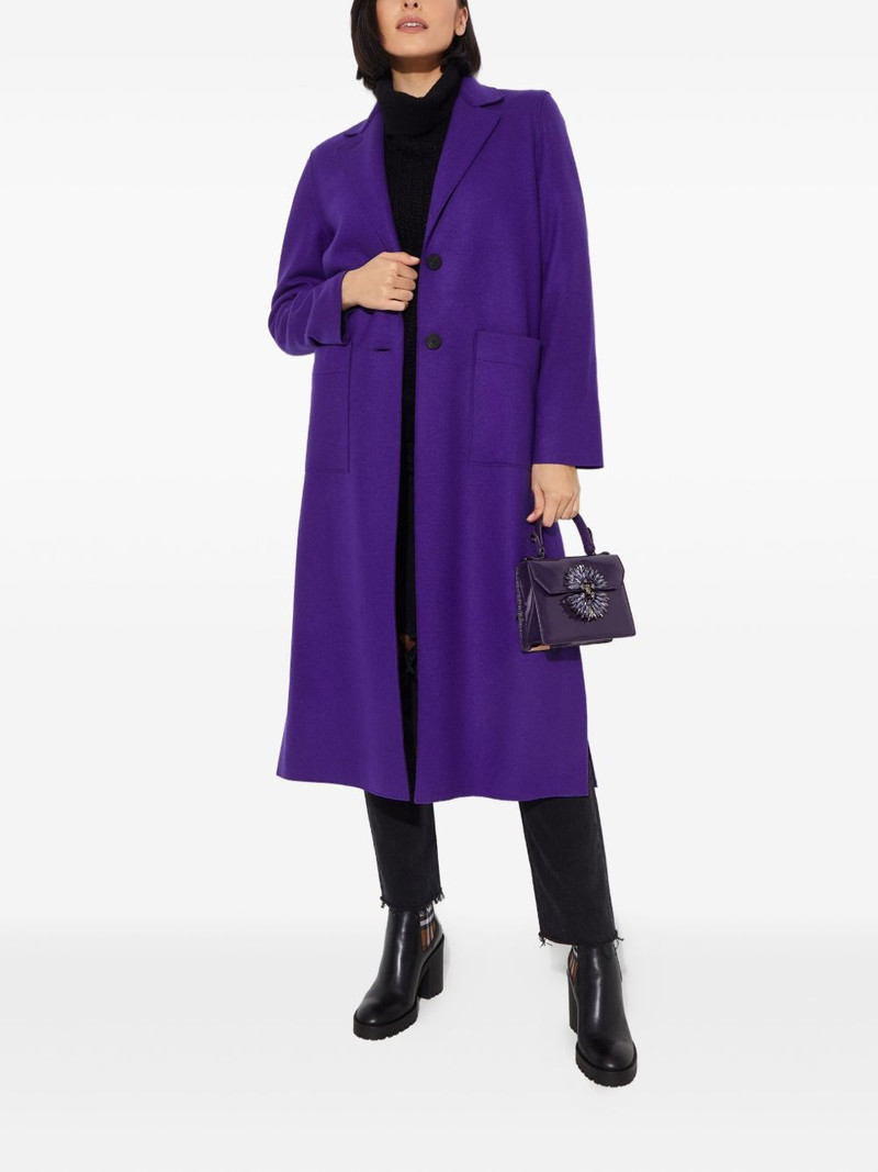 Harris Wharf London single-breasted coat outlook