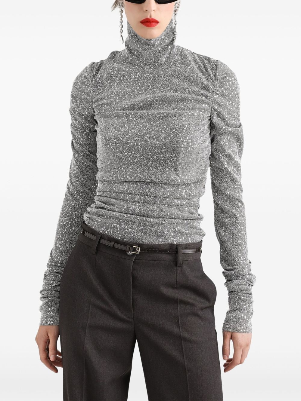 sequinned top - 4