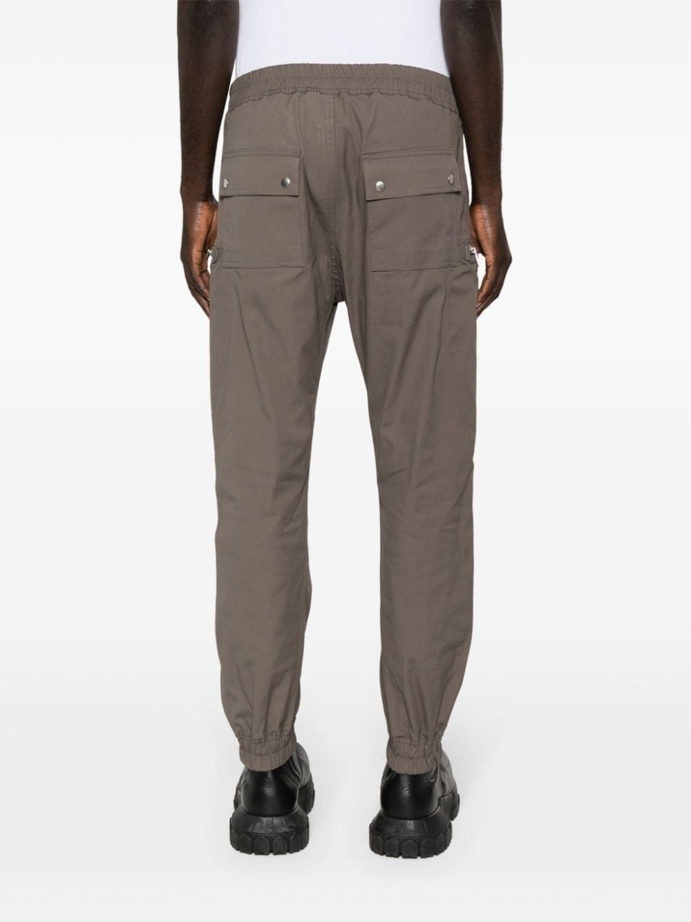 organic-cotton tapered trousers - 4