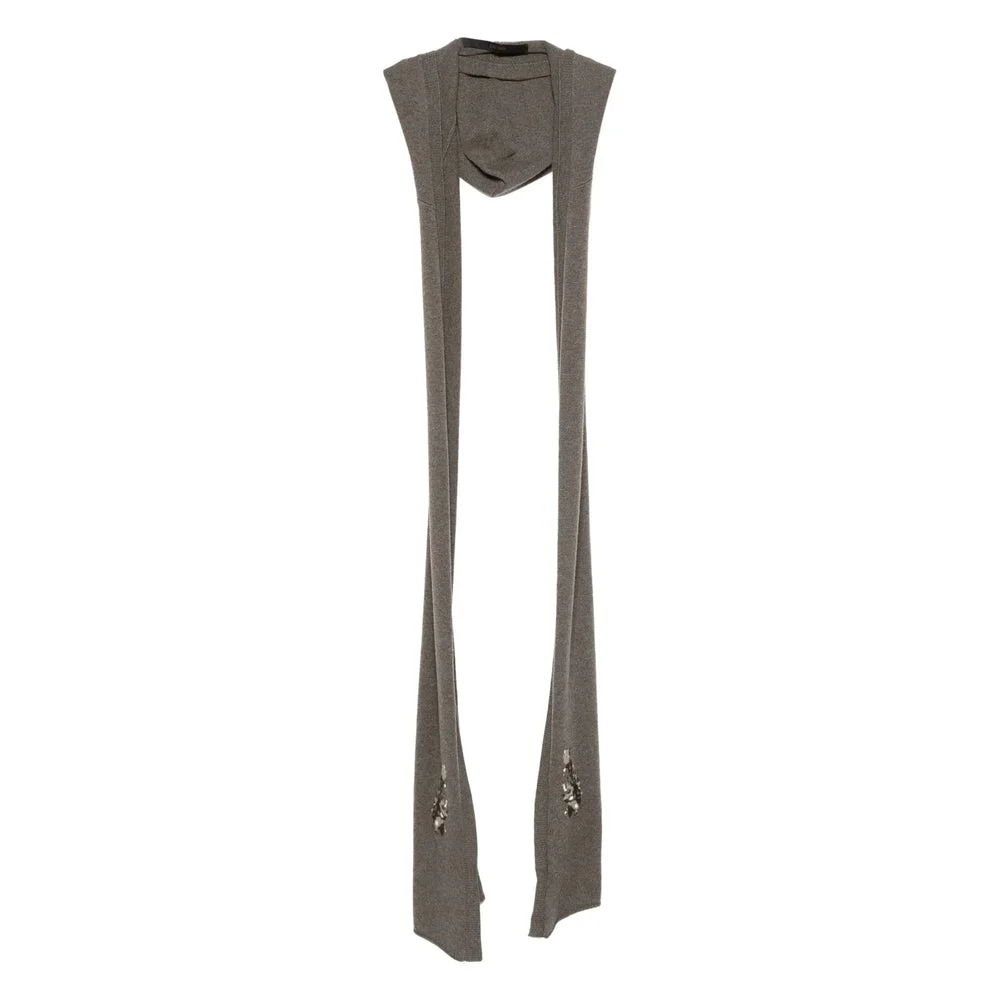 Scarves White, Blue - 1