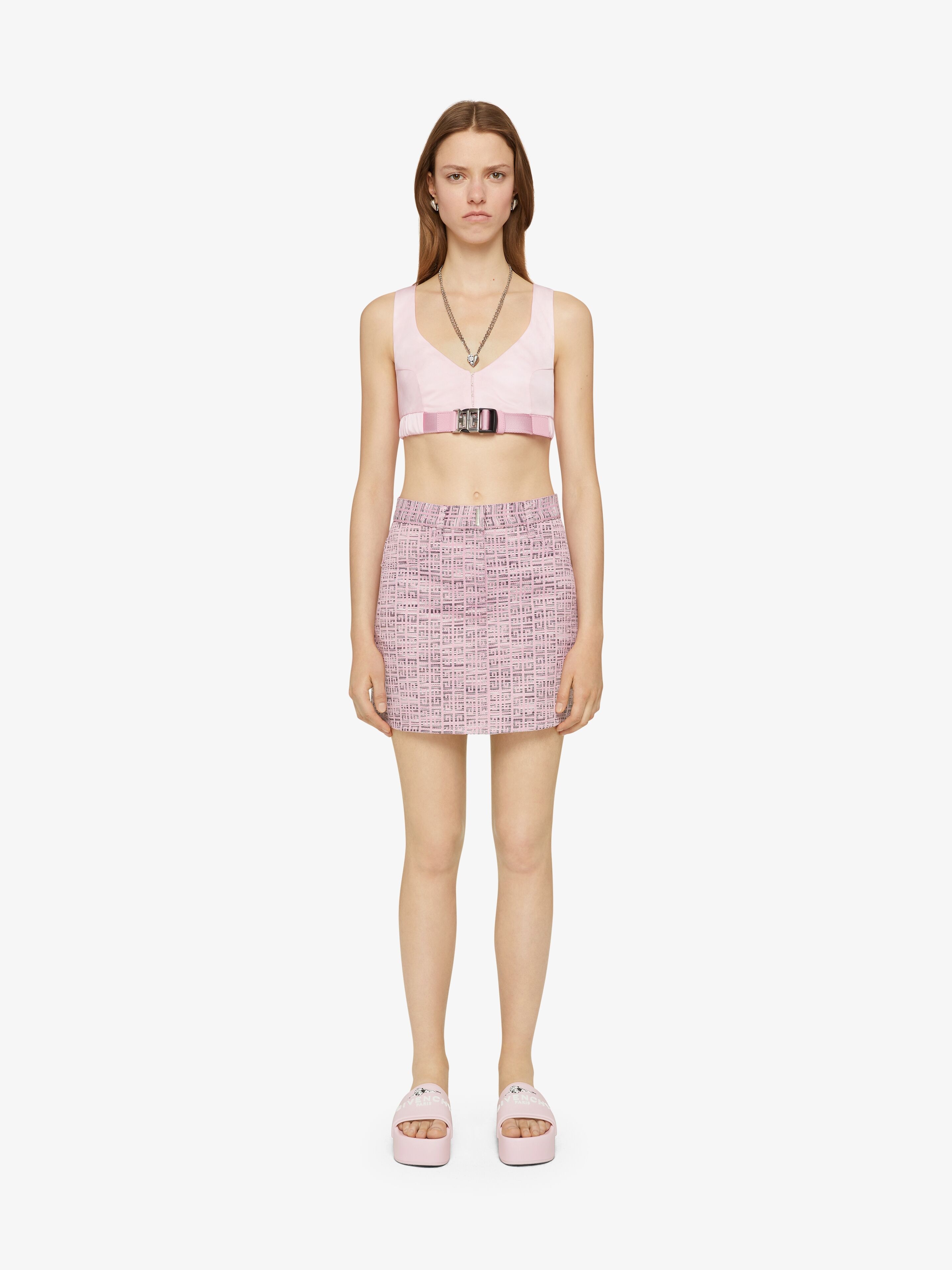 MINI SKIRT IN 4G JACQUARD - 2