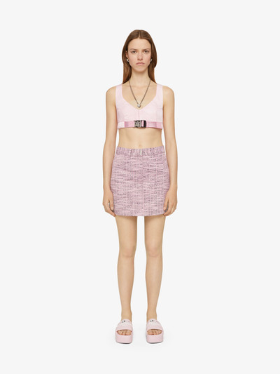 Givenchy MINI SKIRT IN 4G JACQUARD outlook
