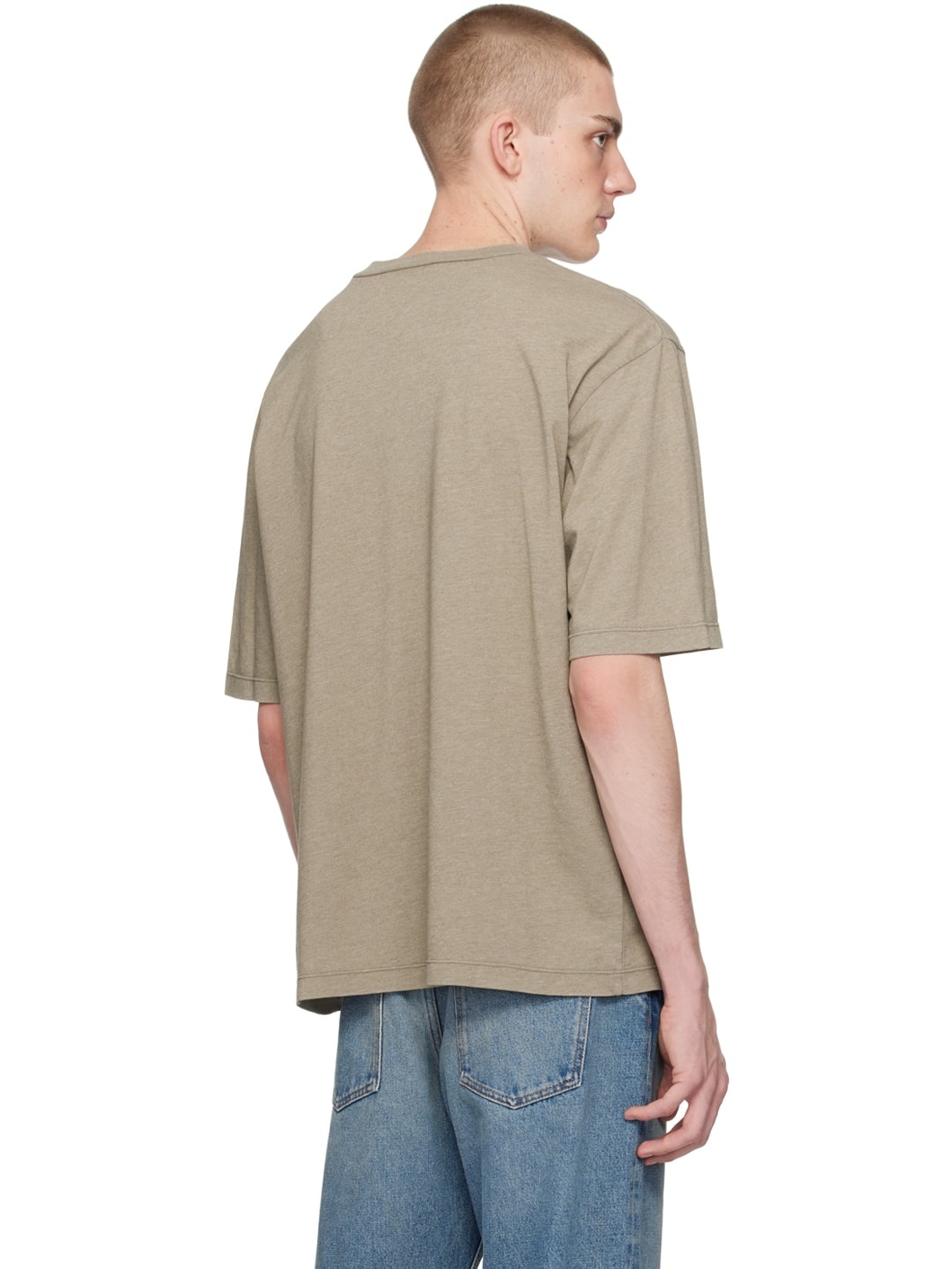 Khaki Loose Fit T-Shirt - 3
