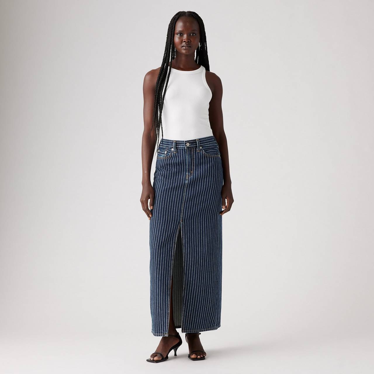 ANKLE COLUMN SKIRT - 2