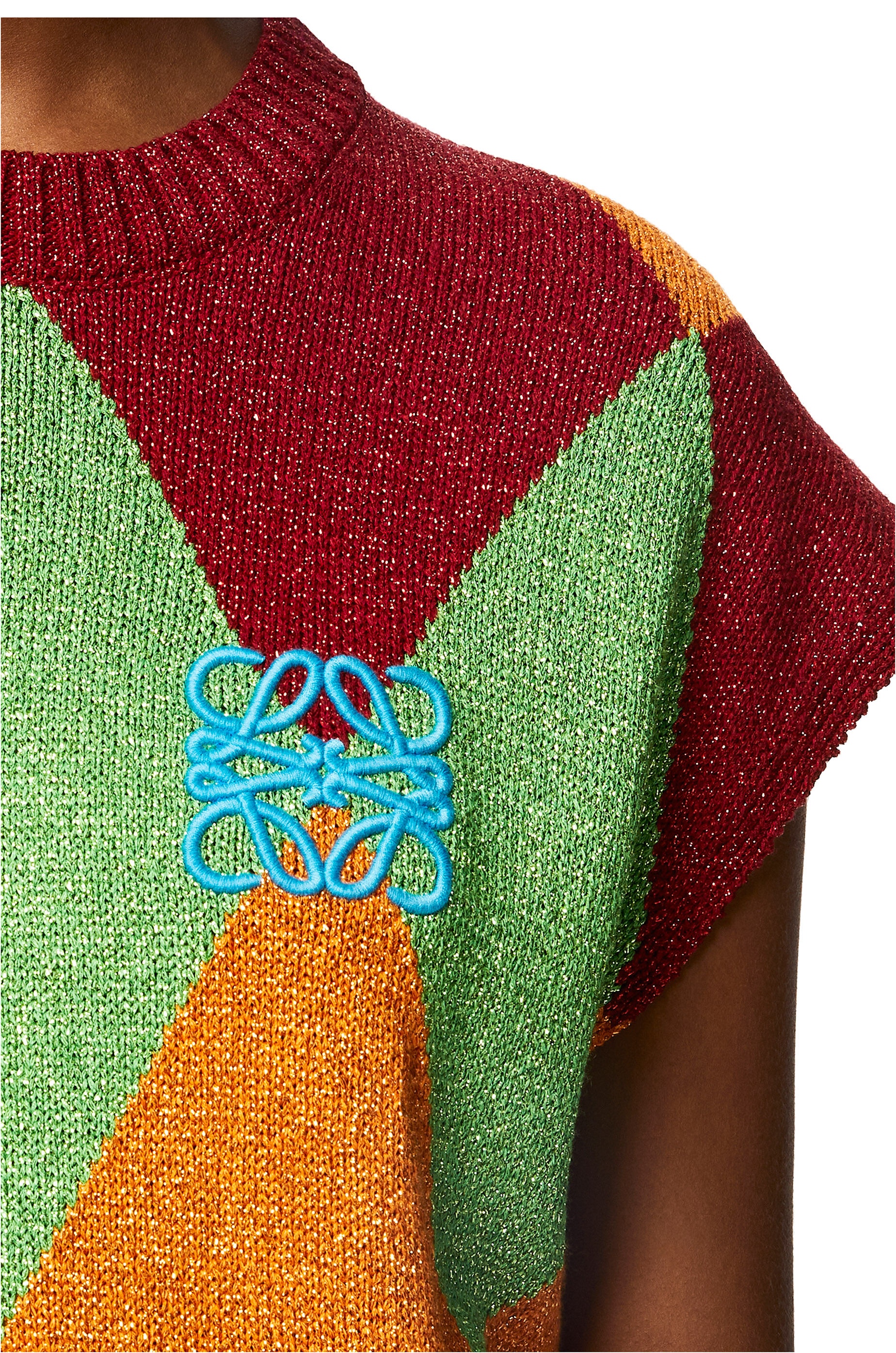 Anagram lurex vest in viscose - 5