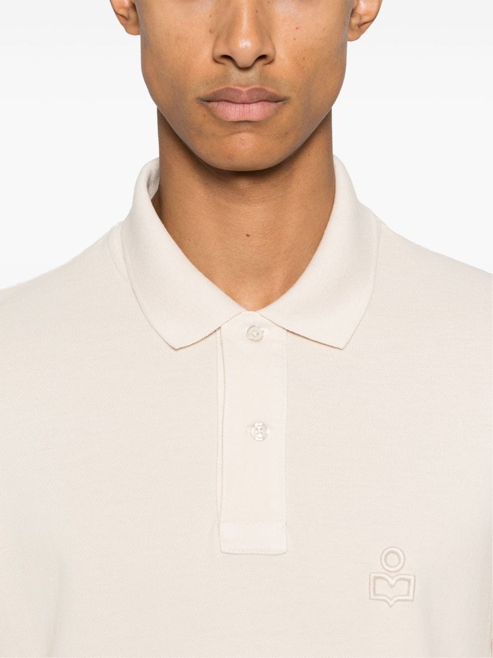 logo-embroidered polo shirt - 5