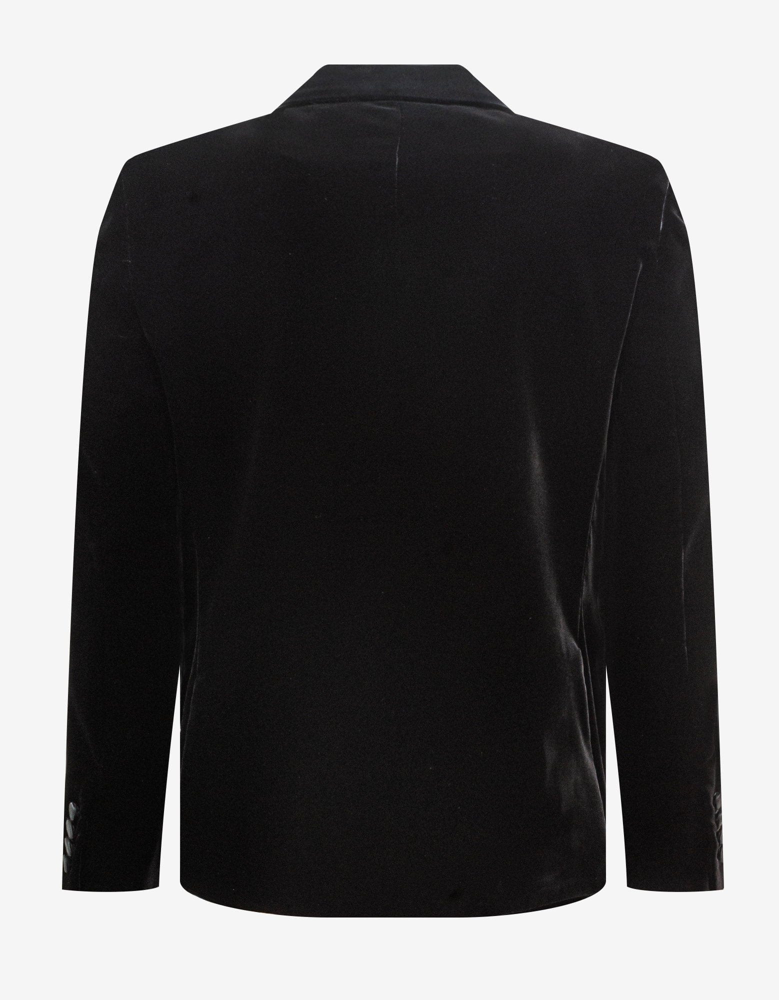 Saint Laurent Black Velvet Blazer Jacket - 2