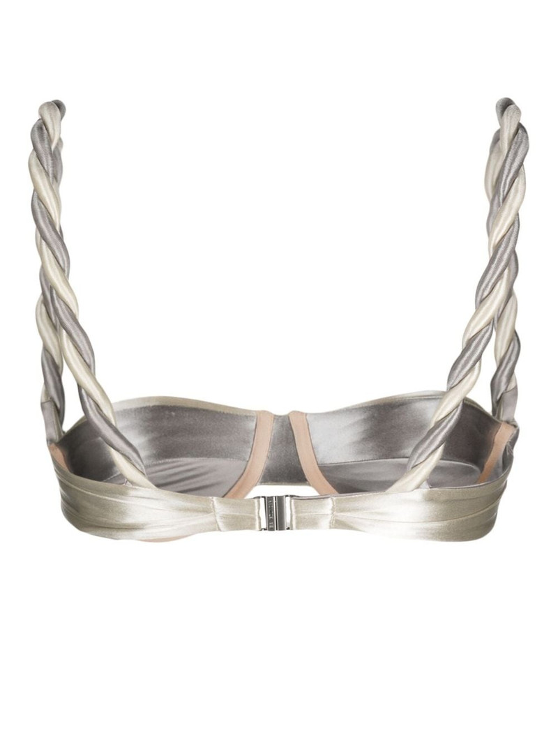 ISA BOULDER reversible chunky-rope bikini top outlook