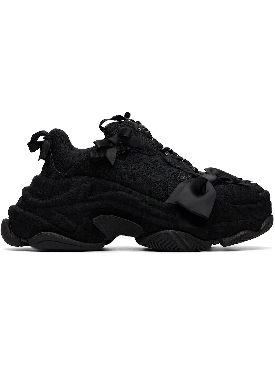 Black Triple S Sneakers - 1