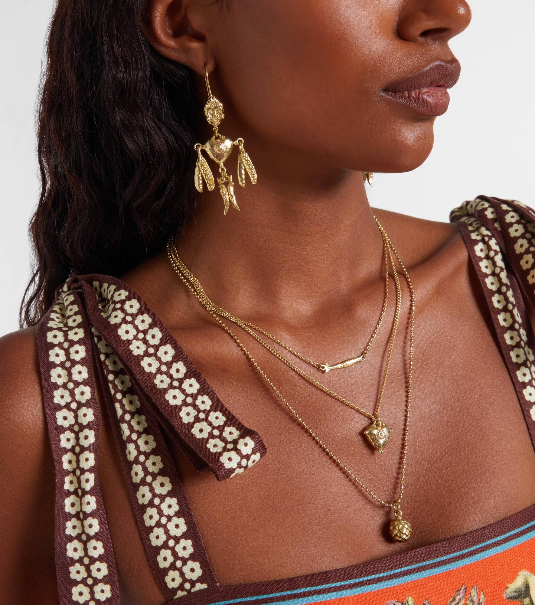 Drop earrings - 3