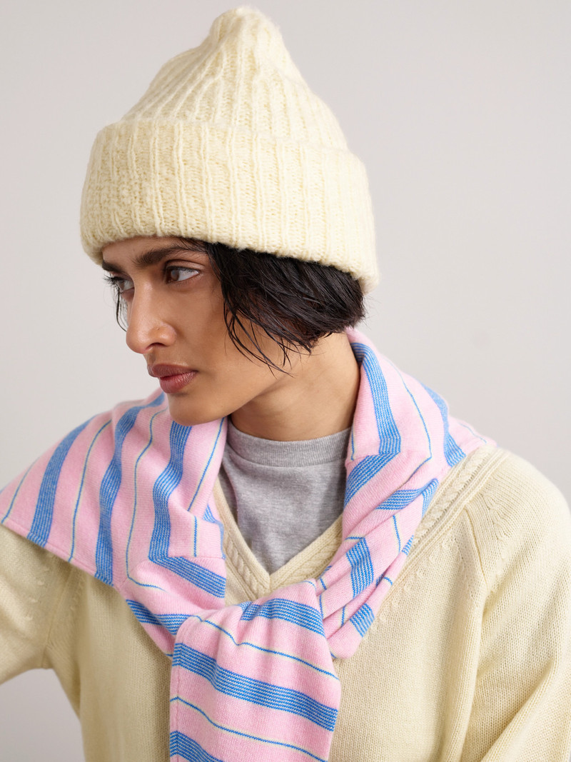 GUEST IN RESIDENCE Cloud Ribbed Merino Wool-blend Beanie outlook