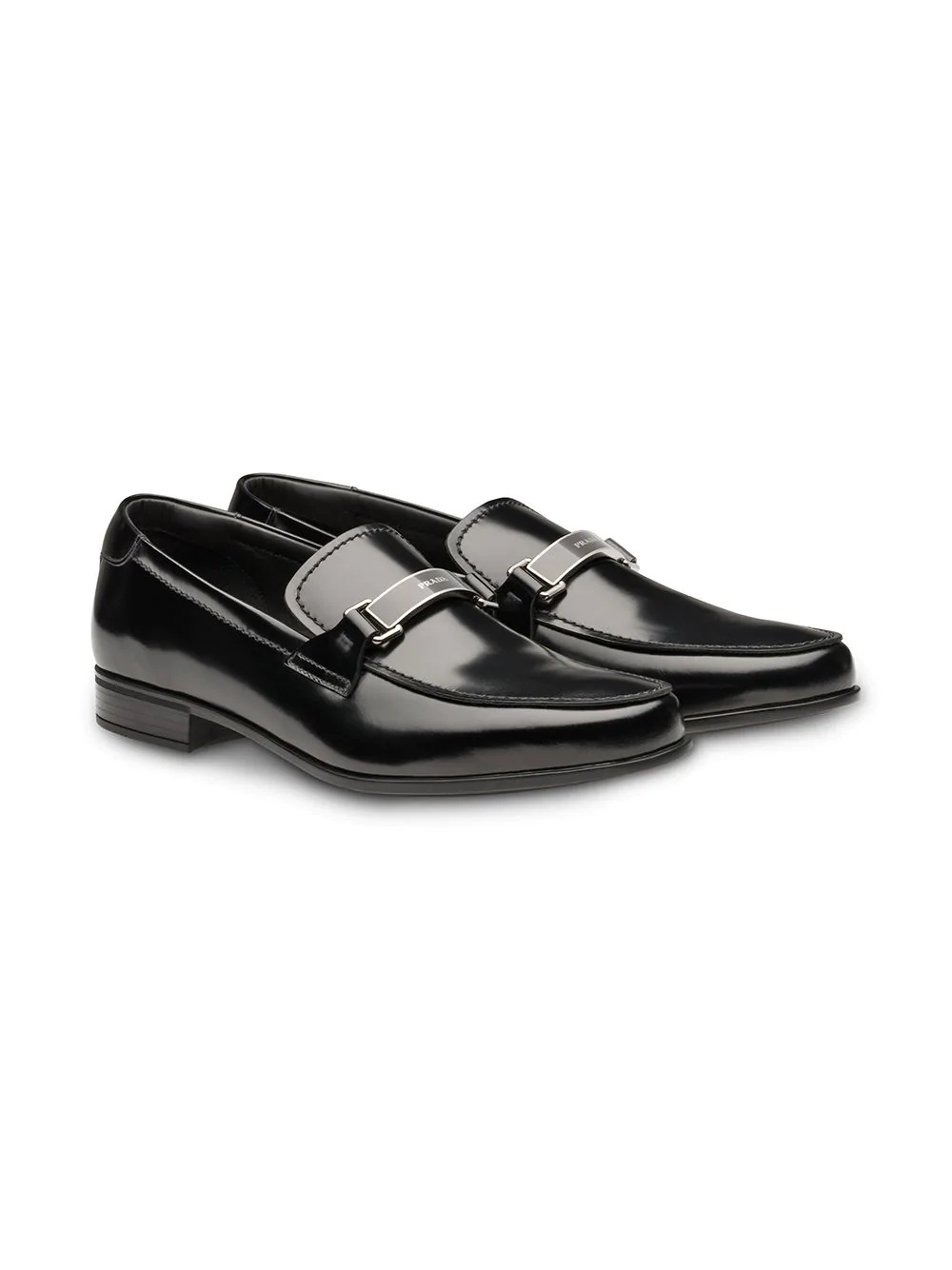 Brushed leather loafers - 2