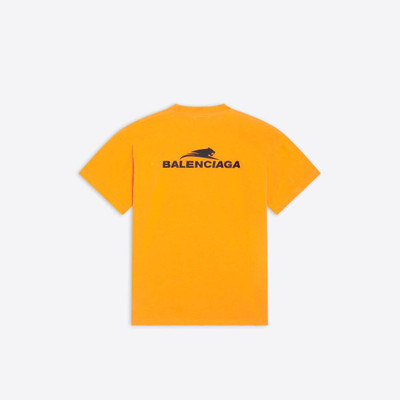 BALENCIAGA Women's Year Of The Tiger T-shirt Medium Fit in Orange outlook