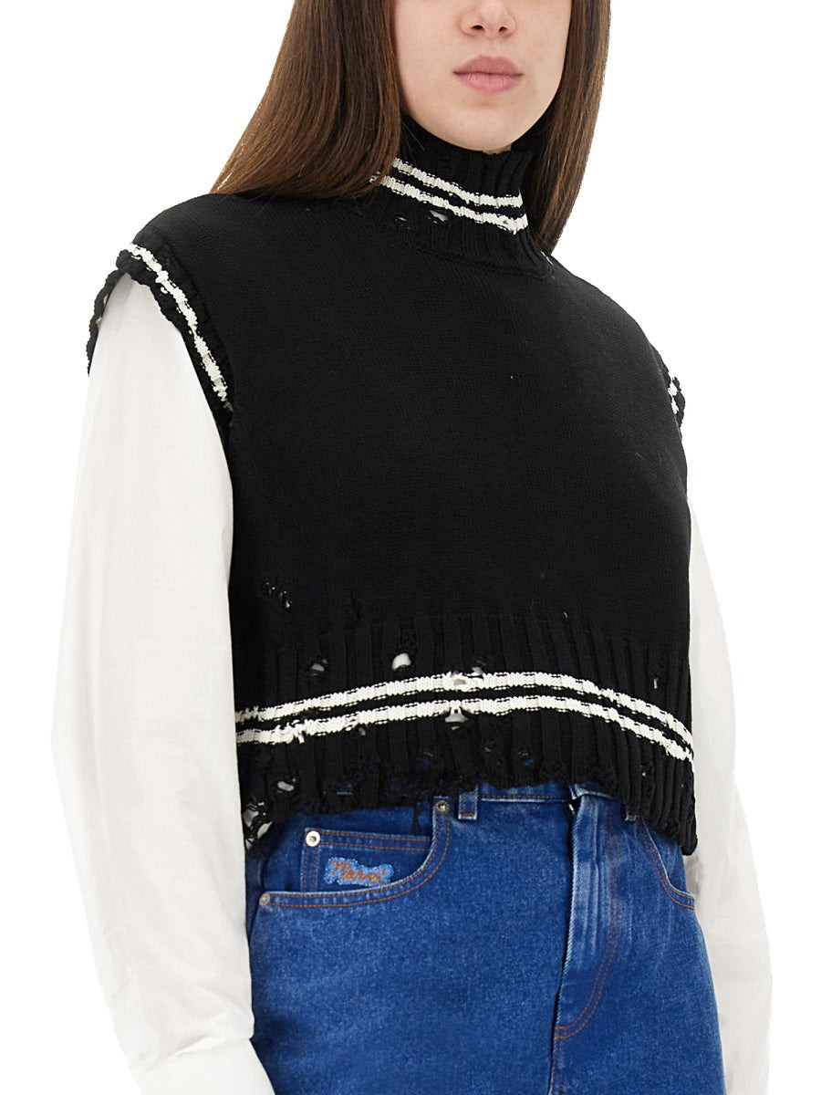 Short Cotton Vest - 4