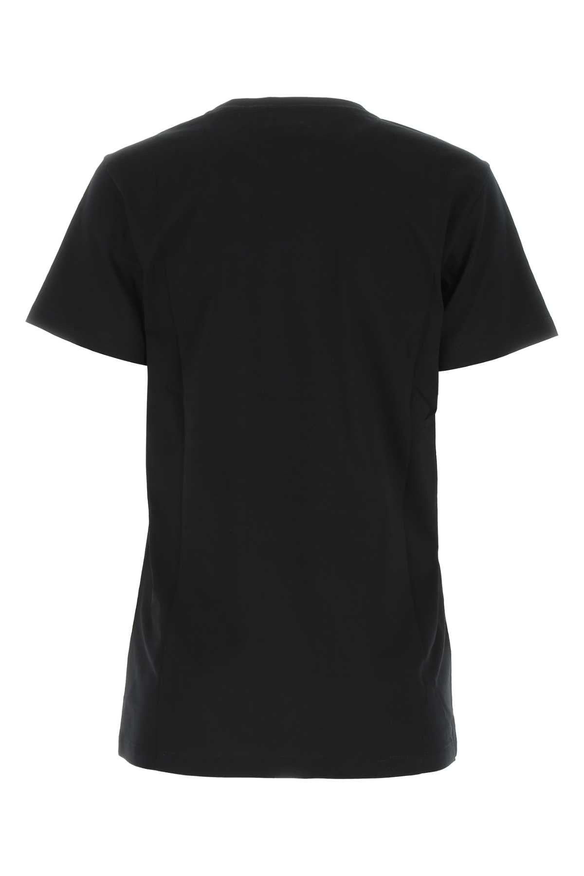 Isabel Marant Etoile Women Black Cotton Aby T-Shirt - 2