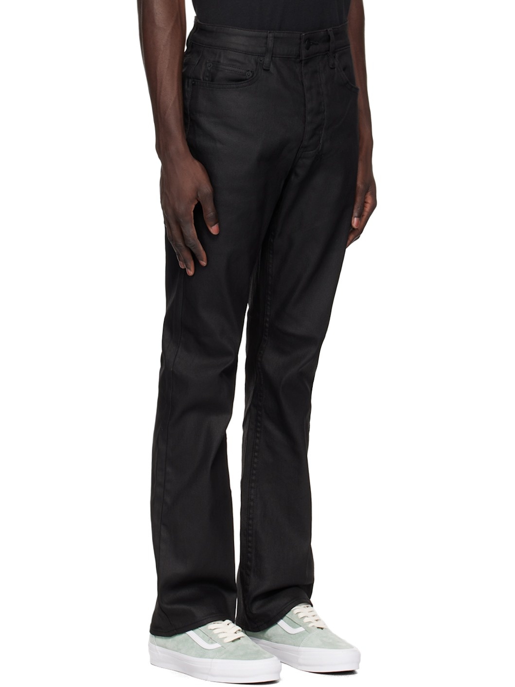 Black Bronko Wax Jeans - 2