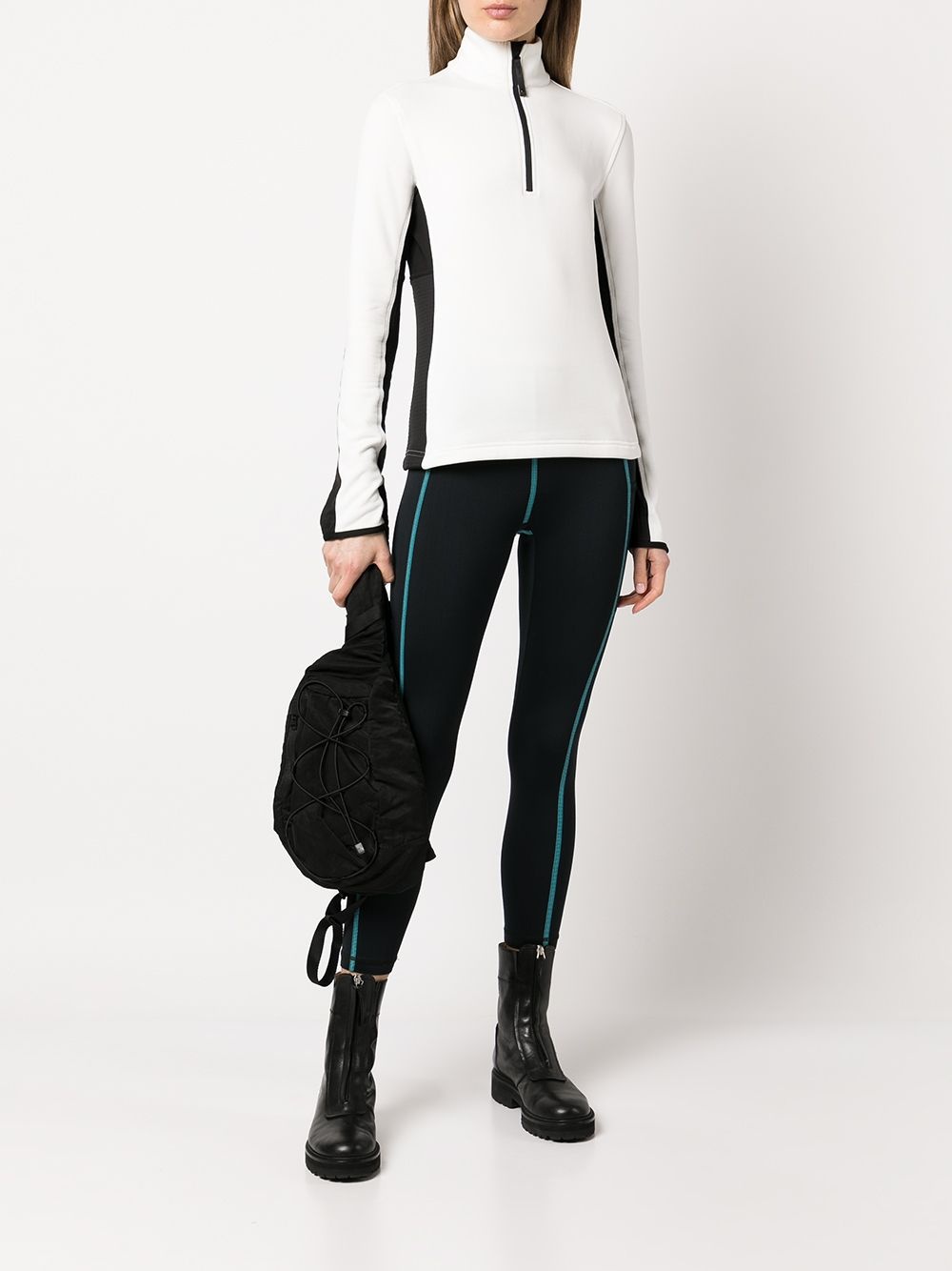 Next To Skin logo-waistband leggings - 2