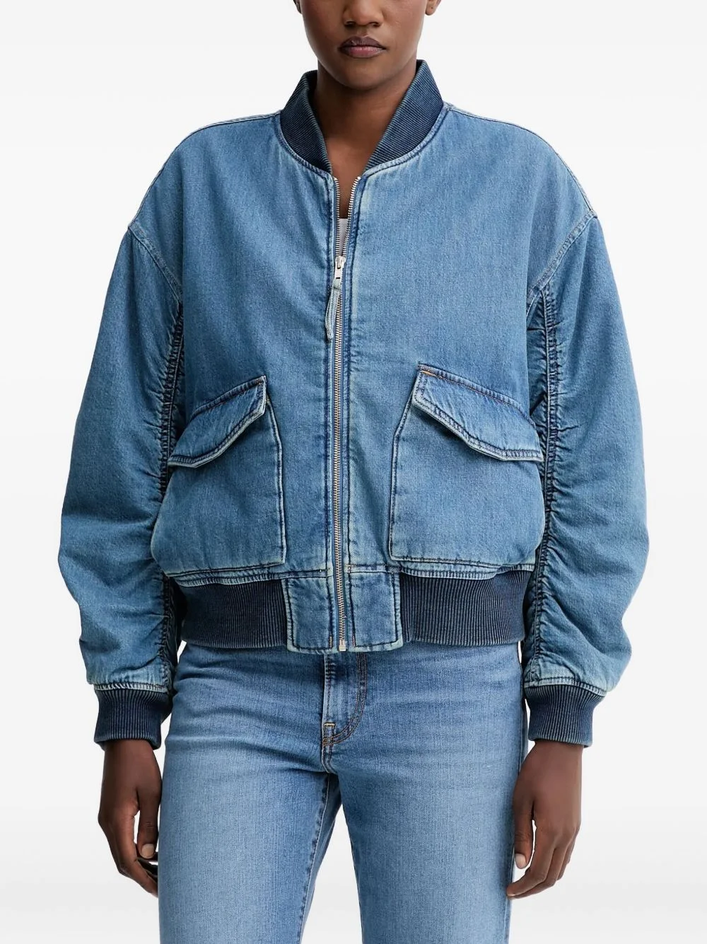 Andy denim bomber jacket - 1
