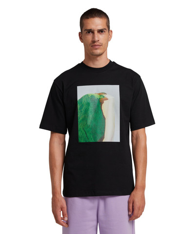 MSGM "FANTASTIC GREEN INVERSE SERIES" organic jersey cotton T-Shirt outlook