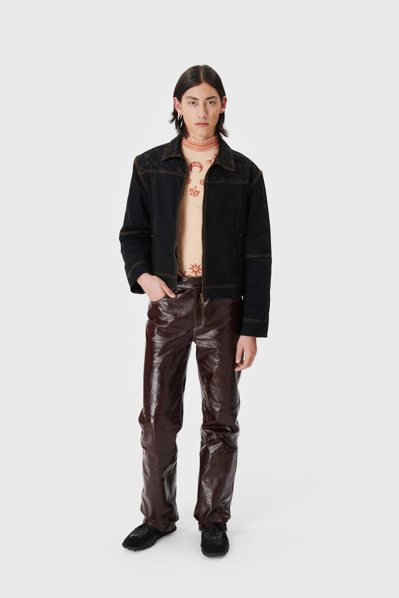 Marine Serre Regenerated Denim Jacket outlook
