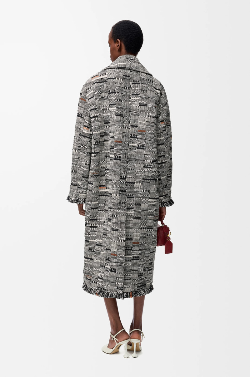 Coat in cotton jacquard 3