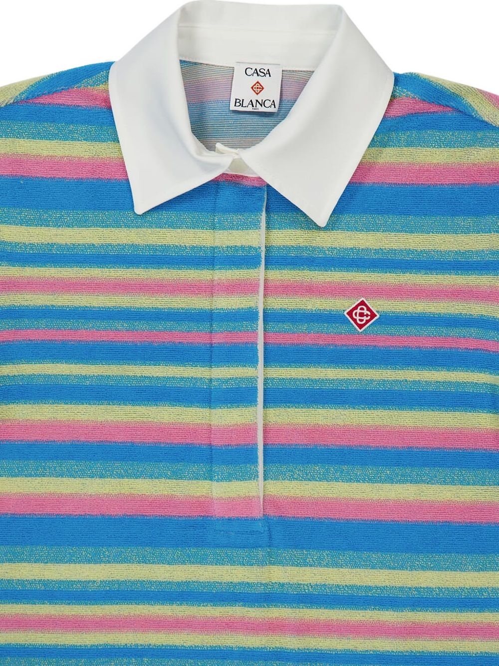 striped polo top - 3